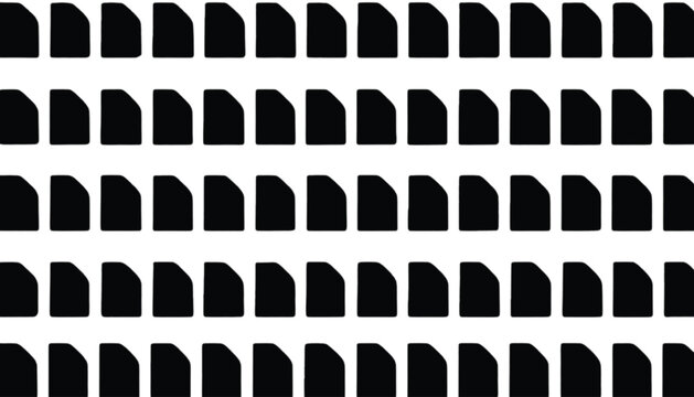Document symbols are organized in a repetitive horizontal pattern on a dark background to emphasize the concept of data organization and systematic filing processes for digital information management.