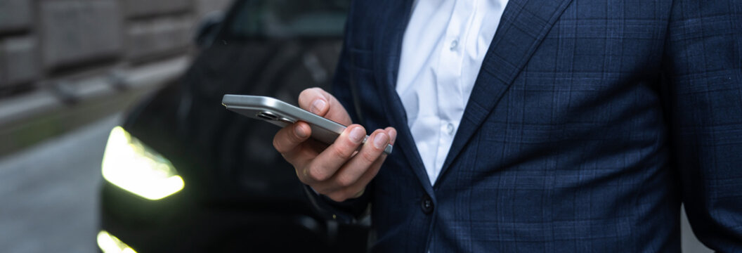 Businessman making a phone call to complete a deal, symbolizing modern communication, negotiation, corporate strategy, and fast-paced financial decision-making in business environment.