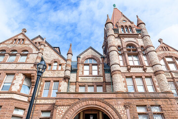Fototapeta premium Colonial facade of Victoria College, Toronto, Canada