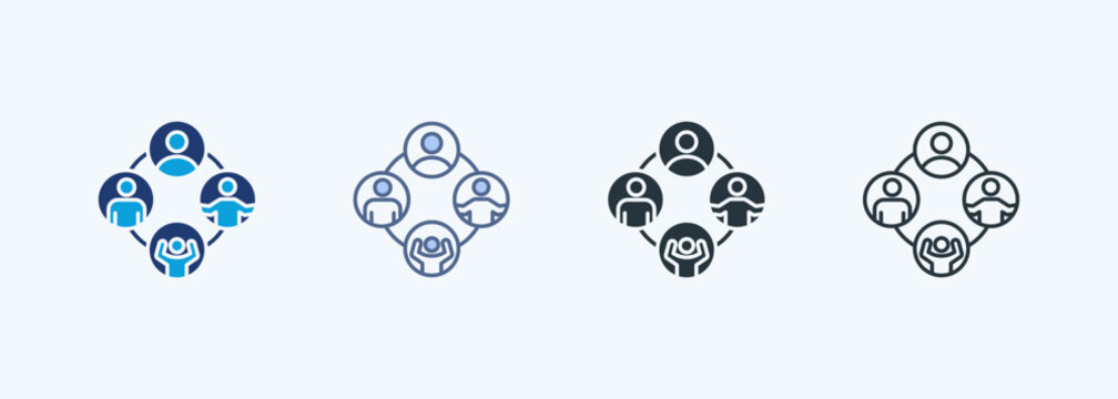 Diversity Icon Multiple Style