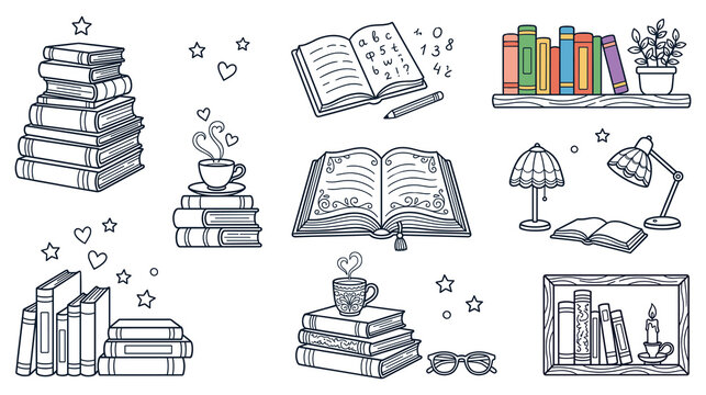 Library Doodles Images – Browse 53,748 Stock Photos, Vectors, and Video ...