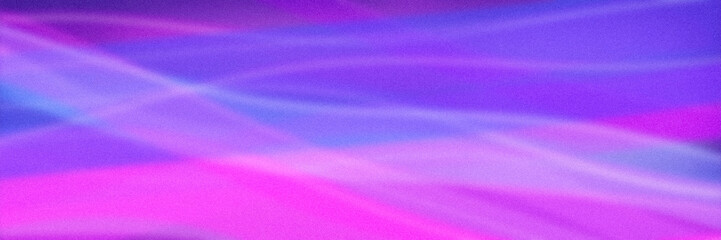 Fototapeta premium A violet and blue neon haze forms gentle, flowing bands with a blurred glow, ideal for futuristic backgrounds, tech themes, and creative overlays.
