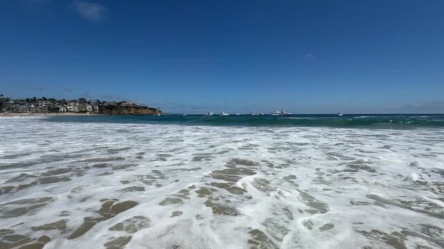 Large Waves in Emerald Bay Laguna Beach, CA 