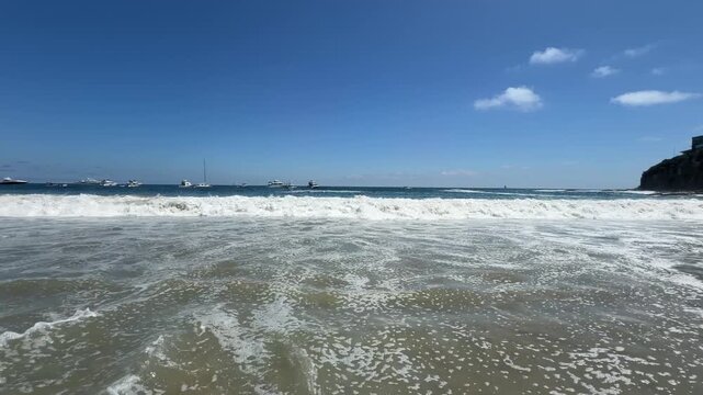Large Waves in Emerald Bay Laguna Beach, CA 