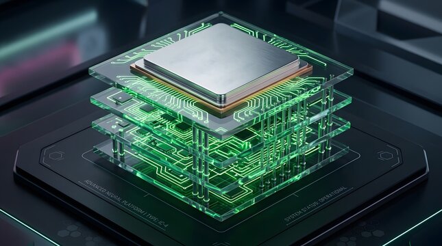 Advanced Multilayered Microprocessor Chip Architecture with Futuristic Digital Circuitry Design
