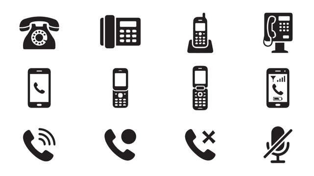 telephone icons