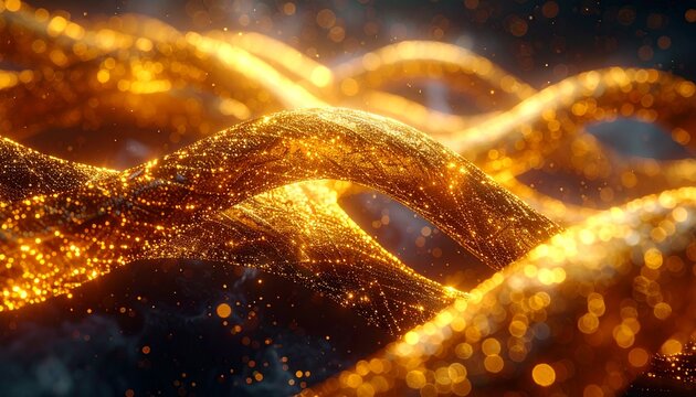 近未来研究施設で観察する金繊維ネットワーク構造の超接写