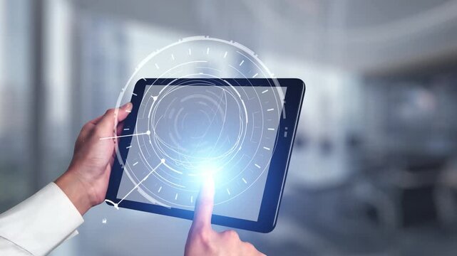 ERP icons show management, integration, and business process. ERP supports data management, ERP efficiency, and ERP organizational solutions. Gist