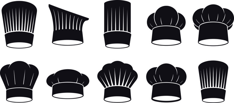 Collection of Chef Hats and Toques toque blanche chef's hat