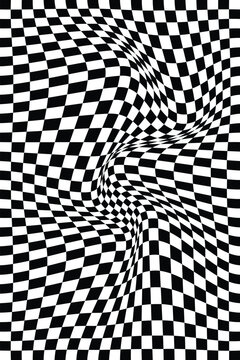 Abstract background waves black and white lines geometric poster seamless pattern striped design vector illustration ESP 10