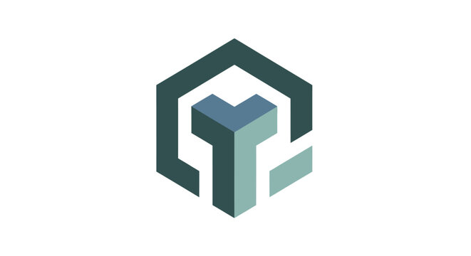Geometric Shape Logo Design Element.