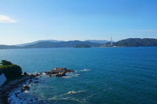 京都丹後鉄道からの車窓風景　丹後半島（丹後神崎⁻丹後由良間）