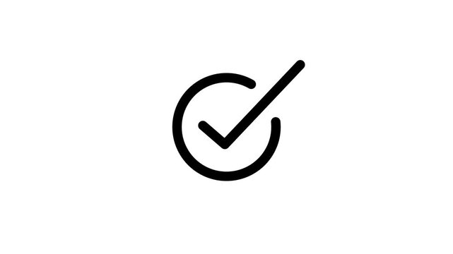 Minimalist black clock icon showing time with a simple circular frame and a single hand isolated for digital interface design and web ui elements representing progress or scheduling concepts