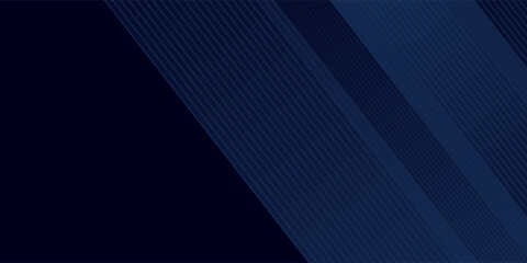 Obraz premium Bastrak background with overlapping blue gradient geometric layers and glowing blue line decoration. Modern graphic design concept for web banners, posters, flyers, cards, covers, or brochures.