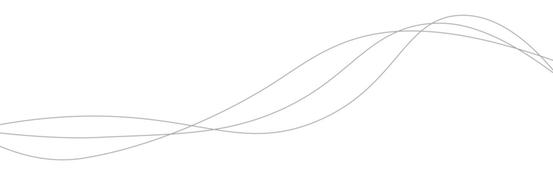 Line art abstract vector illustration. Wavy lines.