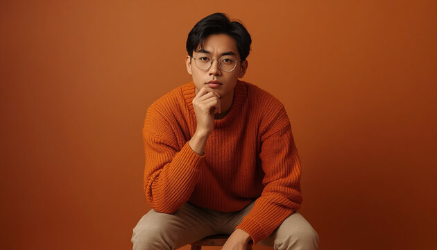 young man thinking