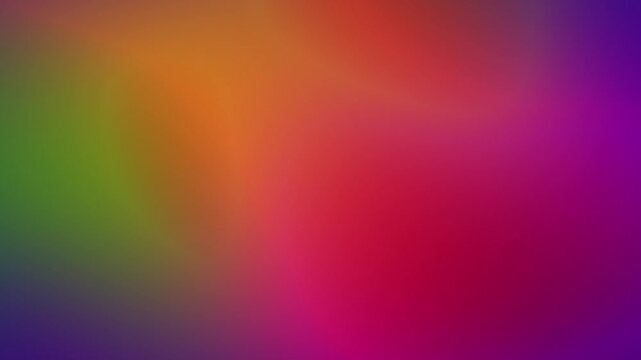 Warm multicolored gradient motion loop mixing fiery orange, magenta, and olive green. A vibrant soft glowing wallpaper perfect for abstract presentation screens and website headers