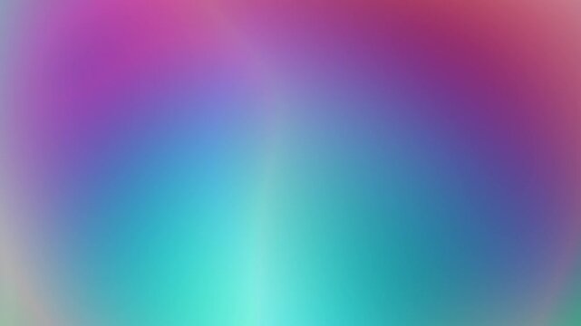 Bright multicolored rainbow gradient motion loop mixing cyan, pink, and lime green. A vibrant holographic fluid backdrop excellent for presentation openings and header graphics