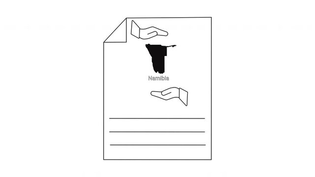Simple Line Drawing of Hands Holding a T-Shaped Object.