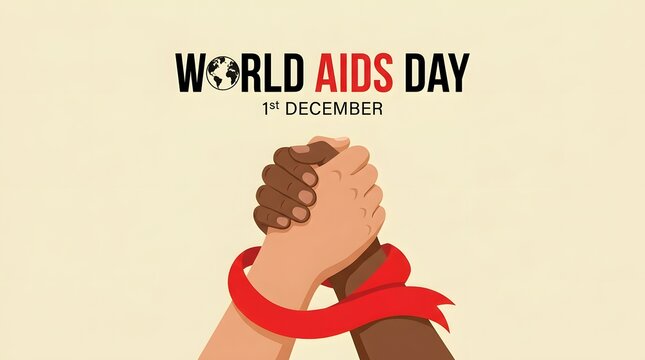 World aids day 1st december support awareness and unity