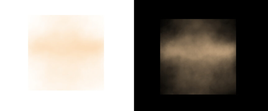 Mysterious cosmic clouds glowing softly in the vast universe