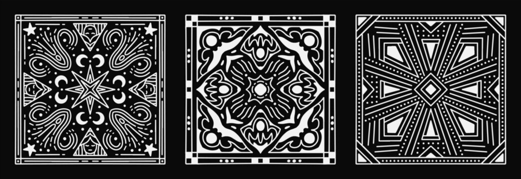 bandana design art floral pattern