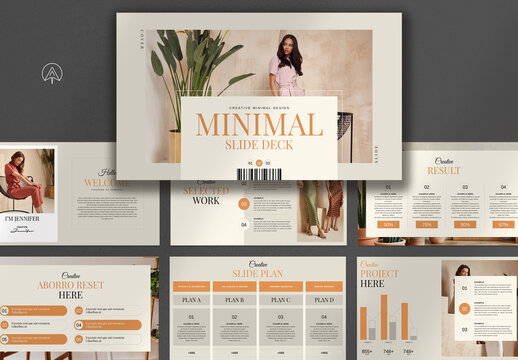 Minimal Slide Deck Presentation