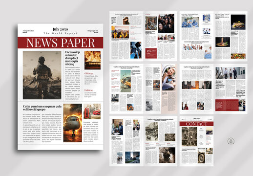 News Paper Brochure Template