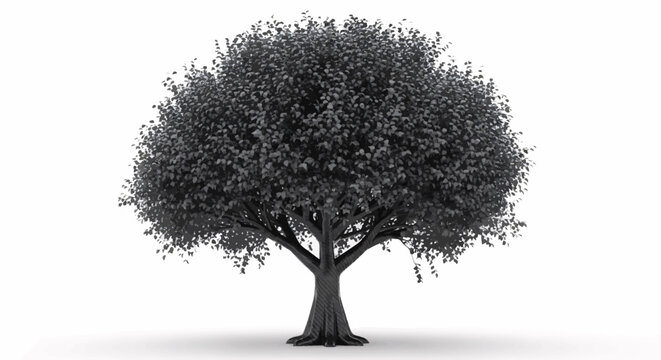 Large tree with dense foliage