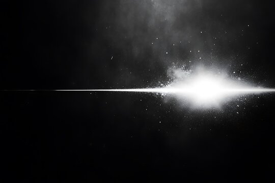 A mysterious celestial phenomenon lighting up the dark night sky