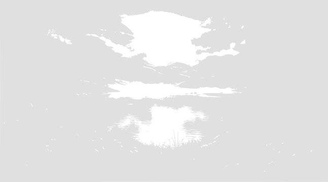 white clouds on gray background