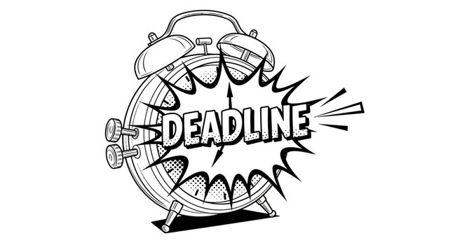 Alarm Clock with Deadline Word Burst, Concept of Urgency and Time Limit
