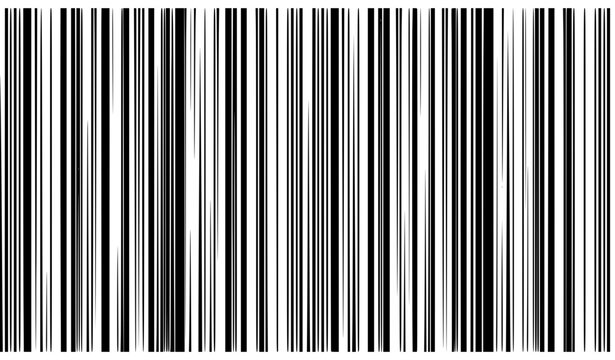 Seamless Abstract Barcode Stripe Pattern Vector Background with Modern Minimalist Black and White Vertical Lines and Linear Grid Art for Tech and Digital Packaging Designs