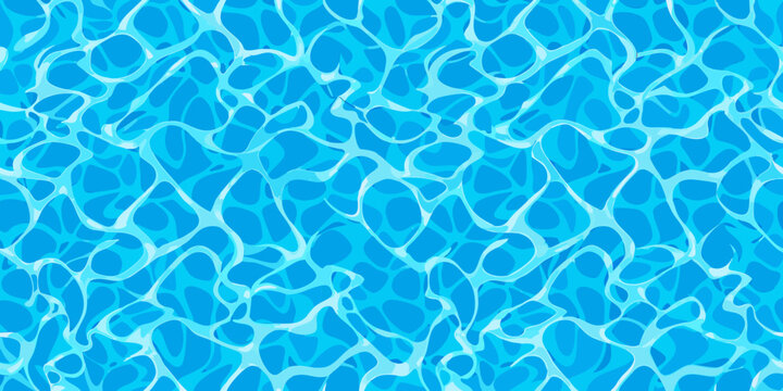 Water texture with ripple effect vibrant blue vector illustration