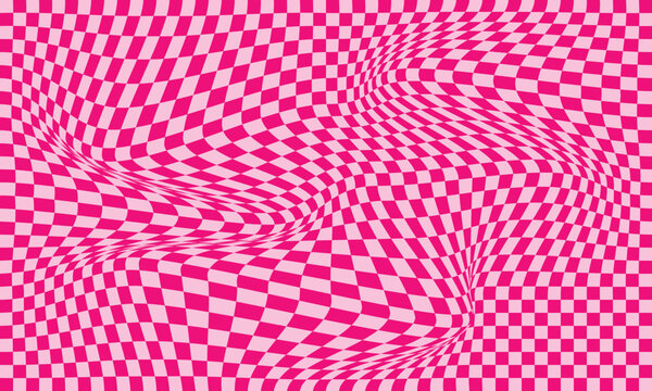 Checker Grid Pattern Kit. Groovy Y2k Checkerboard Background. 90s Retro Modern Chess Board Set. 1970 Trippy Grid Background. Cute Y2k Texture Pack Bg. Wavy Square Fun Checkerboard Pattern Bundle. EPS 