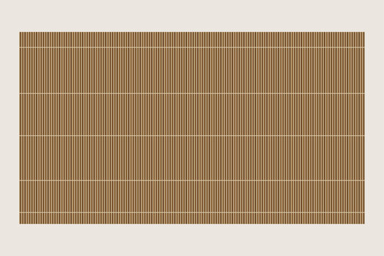 Dark brown Japanese bamboo blind texture background