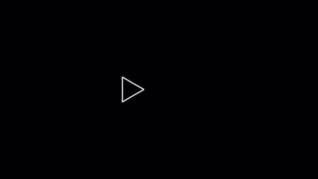 Fast forward symbols icon symbol animation in 4k animation with alpha channel Fast forward sign moving forward on transparent background