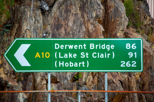 Lyell Highway Sign (A10) - Tasmania