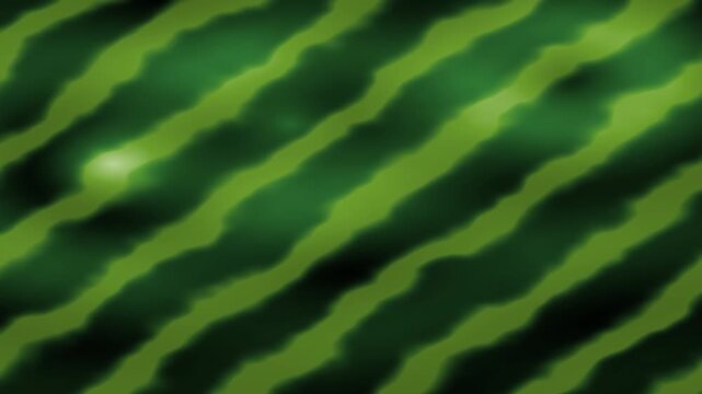 Wavy green abstract pattern with fluid movement