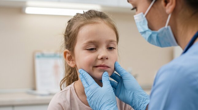 Pediatric Facial Nerve Palsy &ndash; Clinical Smile Test Showing Facial Asymmetry