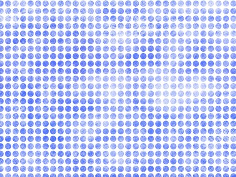 白バックに青色のドットが並んだ味がある背景素材イラスト