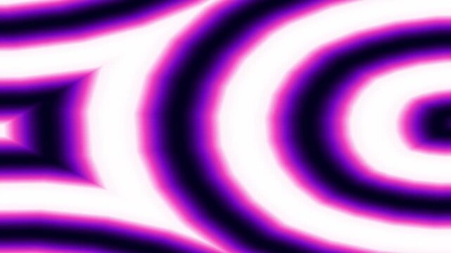 Abstract Purple and White Concentric Circles and Squares Pattern.