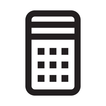 Calendar icon with grid layout and horizontal lines a flat vector graphic on a white background date schedule agenda