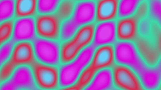 Vibrant abstract pattern with organic shapes and vivid colors