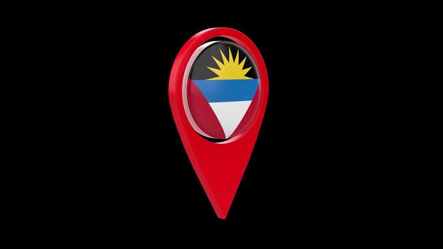 Antigua and Barbuda flag 4k