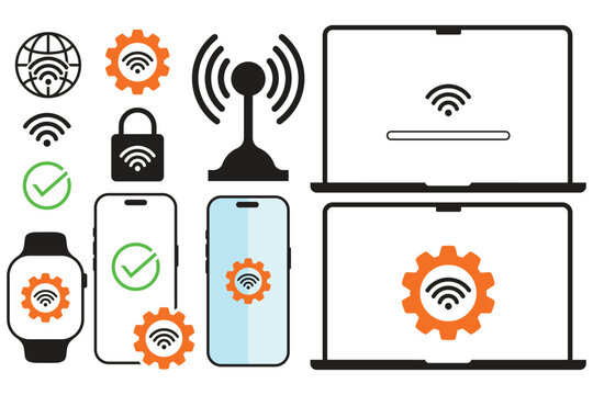 Wireless Connection Digital Devices design