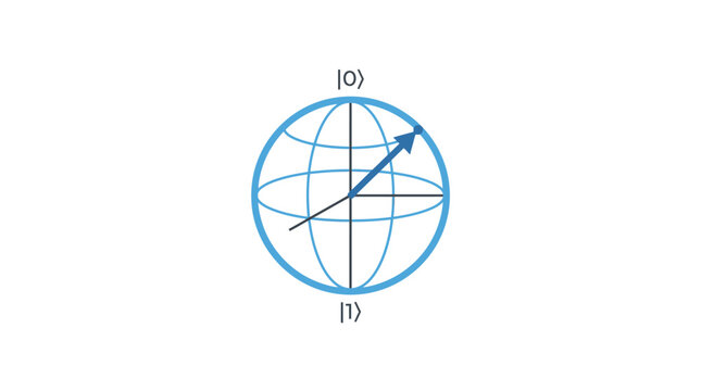 Quantum Computing Bloch Sphere Representation of Qubit State