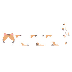 Long calico cat text box frame banner horizontal © BlackGroundMeYou 