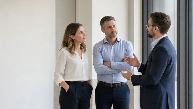 Professional Advisor Clarifying Next Steps for Clients