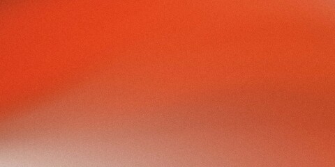 Fototapeta premium Vibrant orange gradient background with grainy texture soft light transitions.